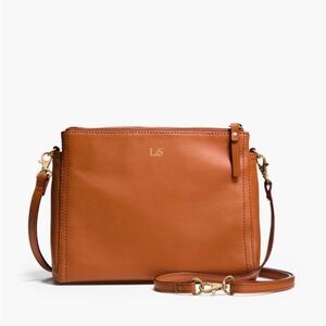 NWOT Lo & Sons Pearl in Sienna Nappa Leather